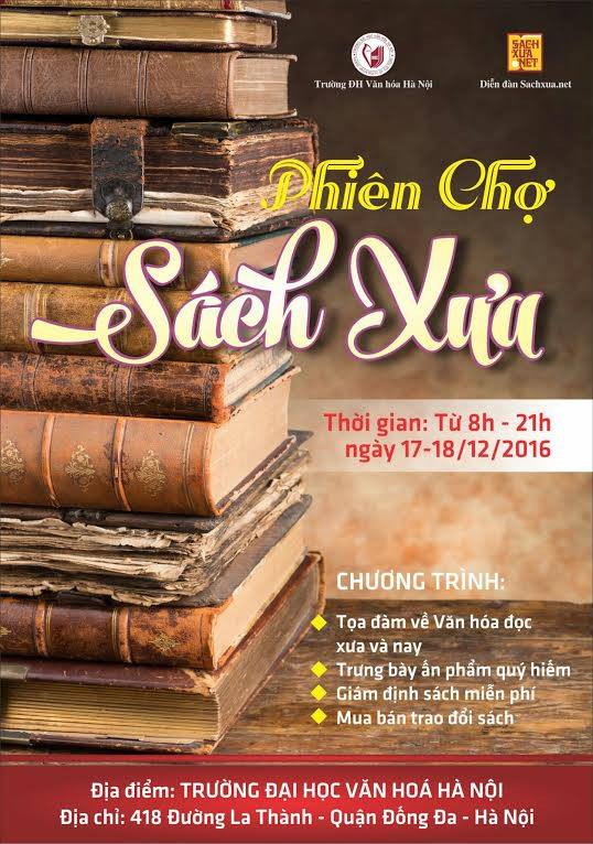 phien cho sach xua noi luu giu tinh than cua nhung nguoi yeu sach