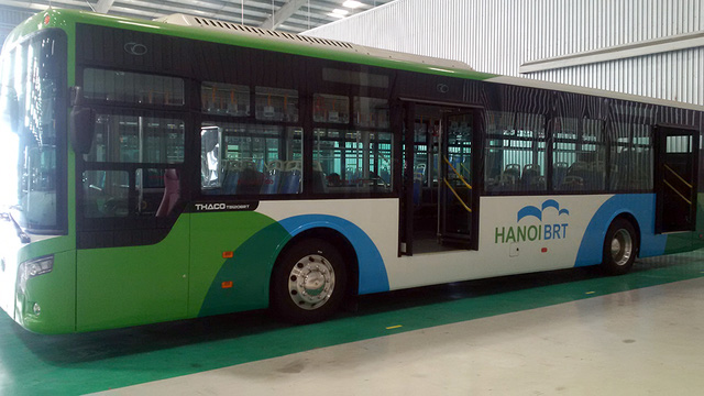 ngay 1512 ha noi van hanh thu nghiem xe buyt nhanh