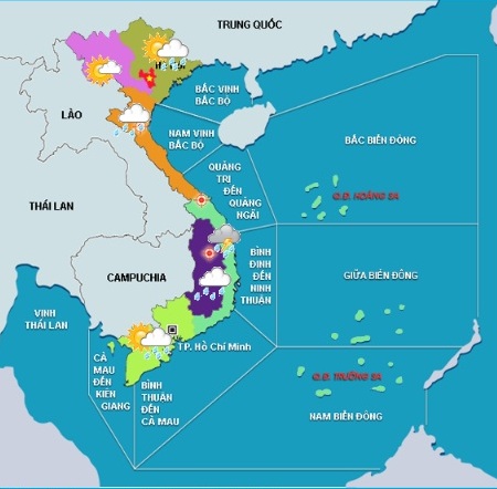vung bien binh dinh den ninh thuan co mua dong