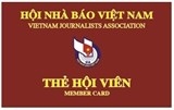 hoi nha bao viet nam ban hanh the hoi vien giai doan 2016 2021