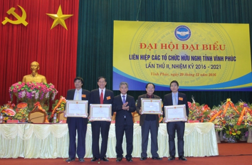dai hoi lien hiep cac to chuc huu nghi tinh vinh phuc nhiem ky 2016 2021