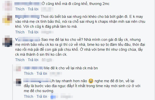 moi de duoc 18 ngay nang dau da bi me chong duoi ra khoi nha vi mot ly do khong ngo