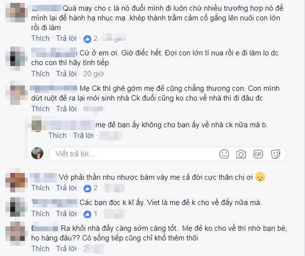 moi de duoc 18 ngay nang dau da bi me chong duoi ra khoi nha vi mot ly do khong ngo