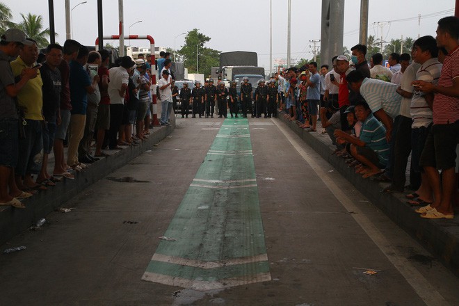 cong an ly giai nguyen nhan khong che ap giai 2 tai xe o bot cai lay ve tru so