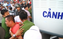 cong an ly giai nguyen nhan khong che ap giai 2 tai xe o bot cai lay ve tru so