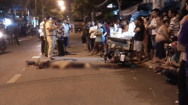 moi ra truong di lam co gai va cham voi ganh hang rong roi nga ra duong bi xe tai can tu vong thuong tam