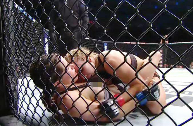 sao nu ufc lo nguyen bau nguc tren song truyen hinh truc tiep