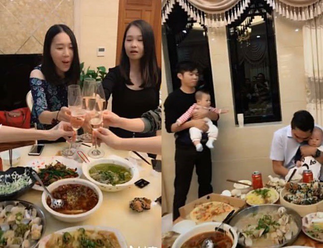 su that dang sau video gay sot cac vo cu viec an nhau thoai mai trong con cu de bon anh lo