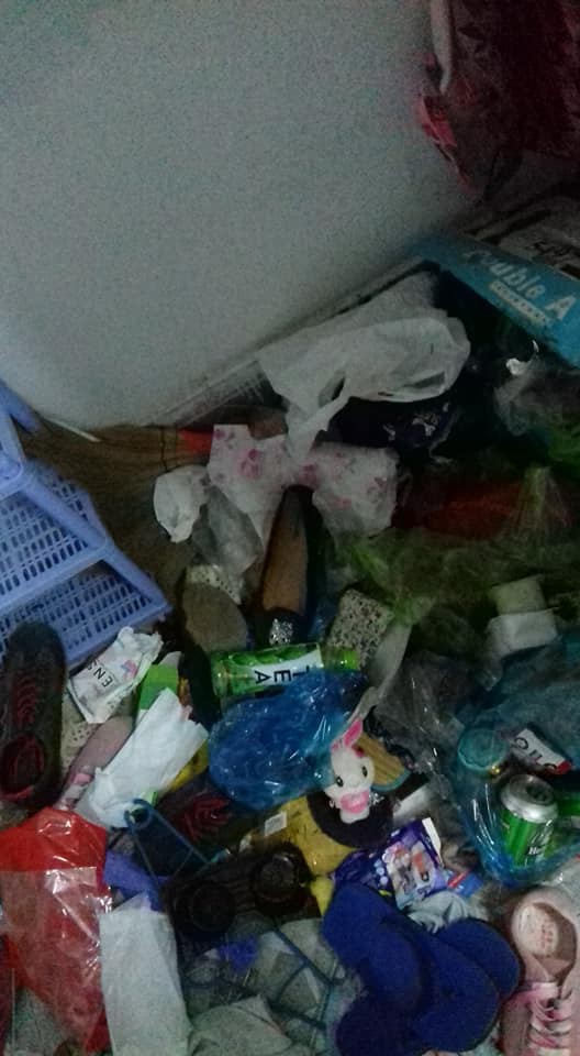 thue o 5 thang roi bo tron co gai de lai nguyen mot bai rac danh tang chu nha tro