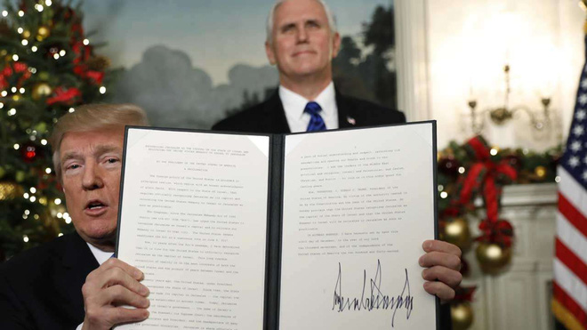 ong trump cong nhan jerusalem la thu do israel nuoc my co the mat nhung gi