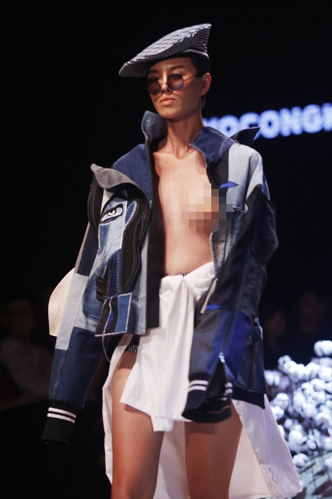 nguoi mau tomboy nhat viet nam de lo het vong 1 tren san dien elle fashion show