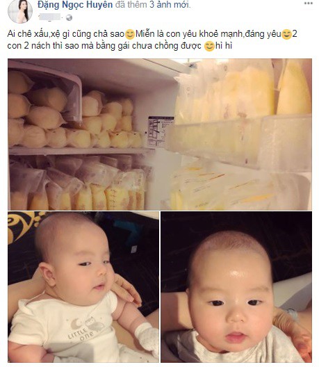 huyen baby khoe bieu cam sieu dang yeu cua con trai nho cung kho vang trong tu lanh