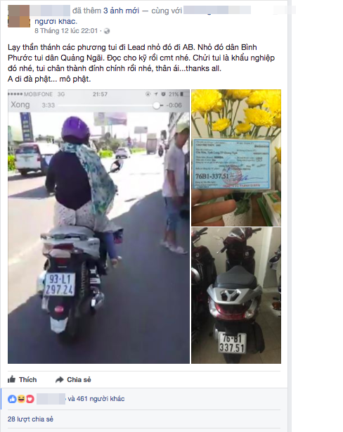 vu tong hong duoi xe nam thanh nien roi doi boi thuong mot co gai quang ngai dieu dung khi bi nhan nham la ninja binh phuoc