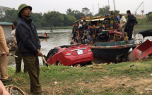 hai duong xe hoi lao thang xuong song mot nguoi tu vong tai cho