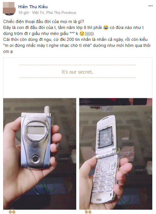 cau hoi duoc ban tan soi noi nhat hom nay chiec dien thoai doi dau cua ban la gi