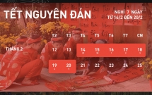 chi tiet lich nghi cac ngay le tet trong nam 2018