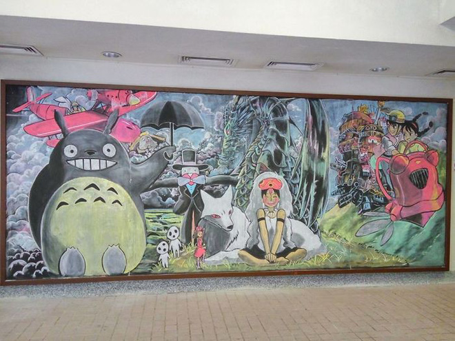 chi la ve phan cho vui nhung nhung hoc sinh nay da lam nen dieu bat ngo