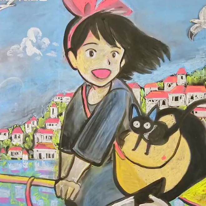 chi la ve phan cho vui nhung nhung hoc sinh nay da lam nen dieu bat ngo