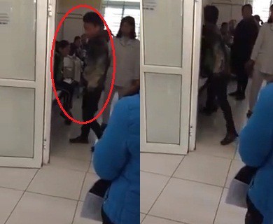 clip gay phan no vo bau vuot mat nhap vien cho sinh chong van thang tay danh mang khong thuong tiec