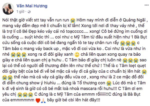 hanh dong dep cua my tam khi thay van mai huong rach vay