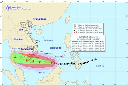 sieu ba o tembin se vao cac tinh tu ba ria vung tau den ca mau