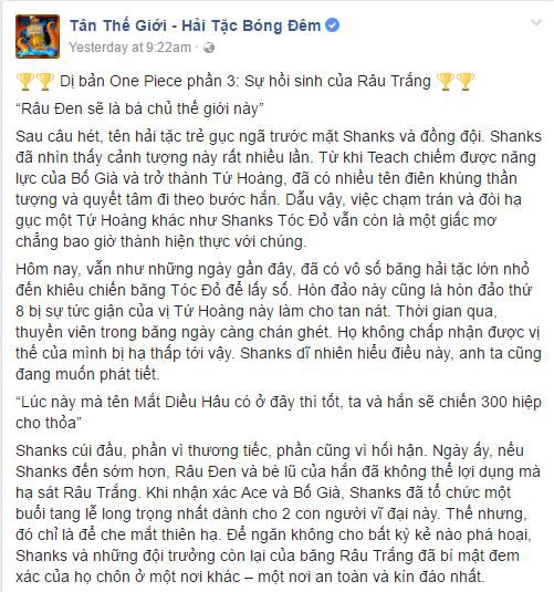 tong hop nhung su kien noi bat nhat cua cong dong fan cuong one piece trong nam 2017