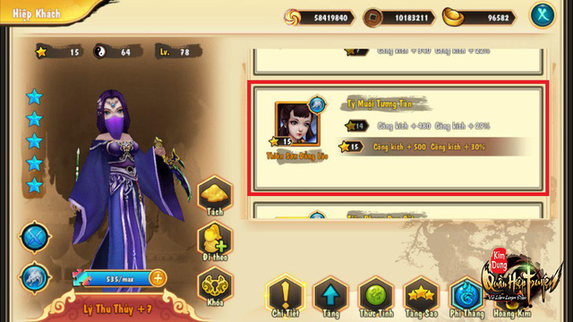 moi quan he mo am cua lam trieu anh va quach tinh trong tua game nay dang khien nhieu nguoi choi boi roi