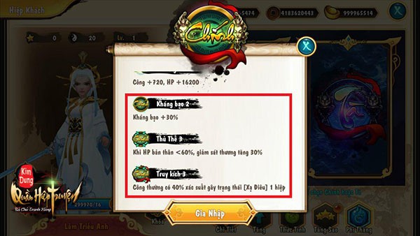moi quan he mo am cua lam trieu anh va quach tinh trong tua game nay dang khien nhieu nguoi choi boi roi