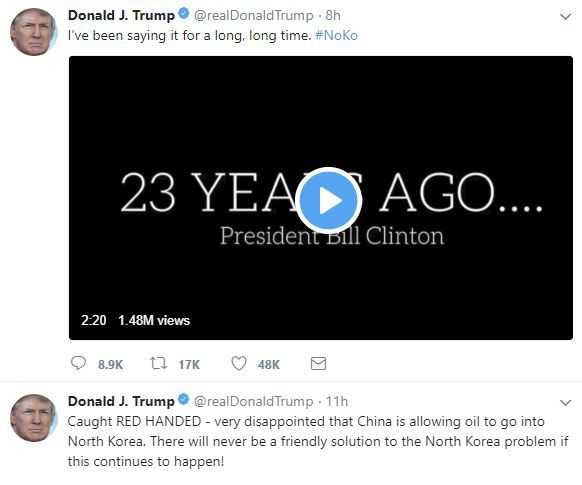 ong trump that vong bat qua tang tq tuon dau cho trieu tien khoe canh bao 18 nam truoc