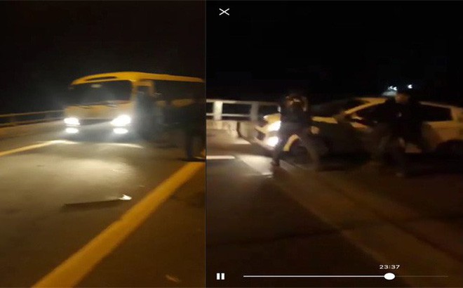 nhom thanh nien khai do say ruou nen cam hung khi len cao toc de chup anh sau do moi chan xe xin tien