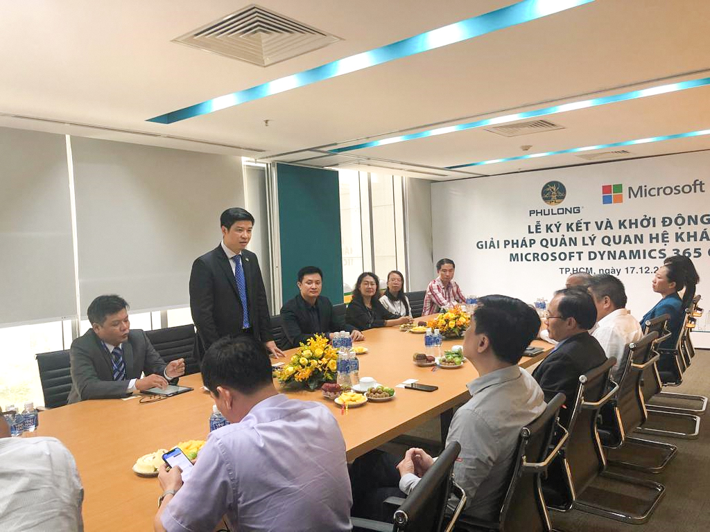 phu long trien khai du an quan ly quan he khach hang microsoft dynamics 365