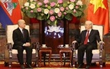 Tổng Bí thư, Chủ tịch nước hội kiến thân mật với Quốc vương Campuchia