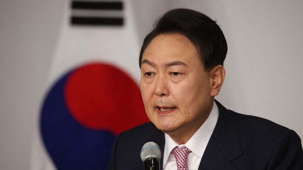 Tân Tổng thống Hàn Quốc Yoon Suk-yeol. Ảnh: KIM HONG-JI/POOL/AFP/Getty Images