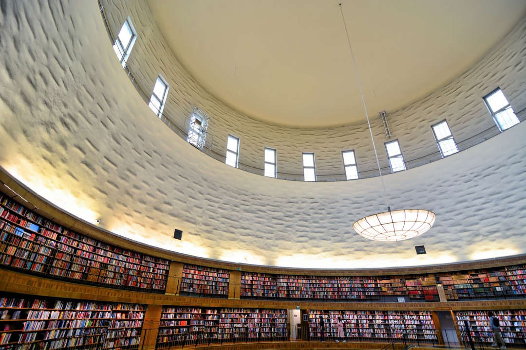 Thư viện công cộng Stockholm. Ảnh: alxpin/istockphoto