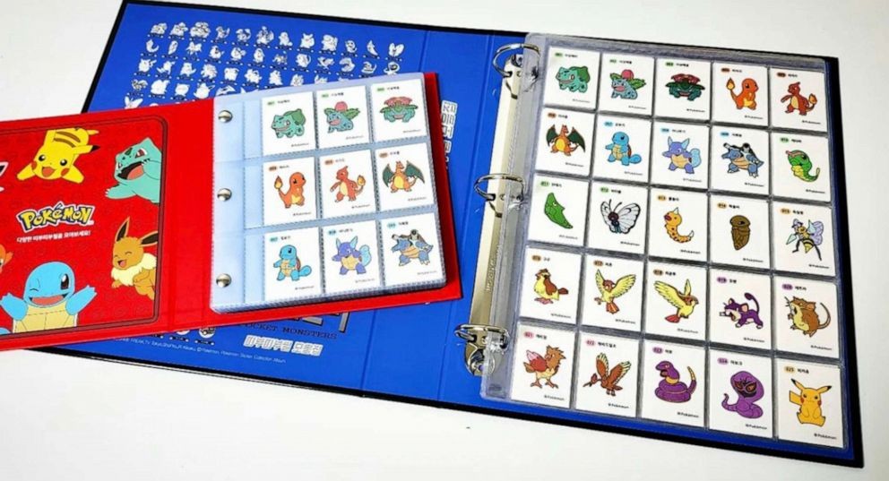 Bộ sưu tập sticker Pokémon của một người yêu thích nhân vật hoạt hình này