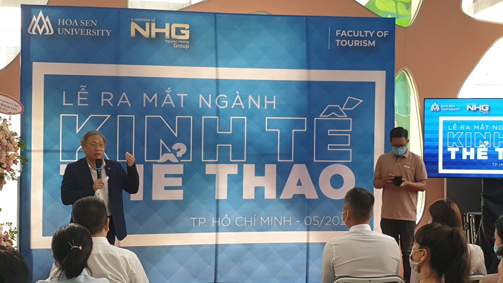 Ông Mai Bá Hùng, Phó Giám đốc Sở VH-TT TPHCM cho rằng, cần chú trọng công tác đào tạo nguồn nhân lực chất lượng cao trong lĩnh vực kinh tế thể thao. Ảnh: Nguyễn Thuận