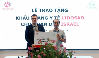Việt Nam trao tặng 100.000 khẩu trang y tế cho Israel