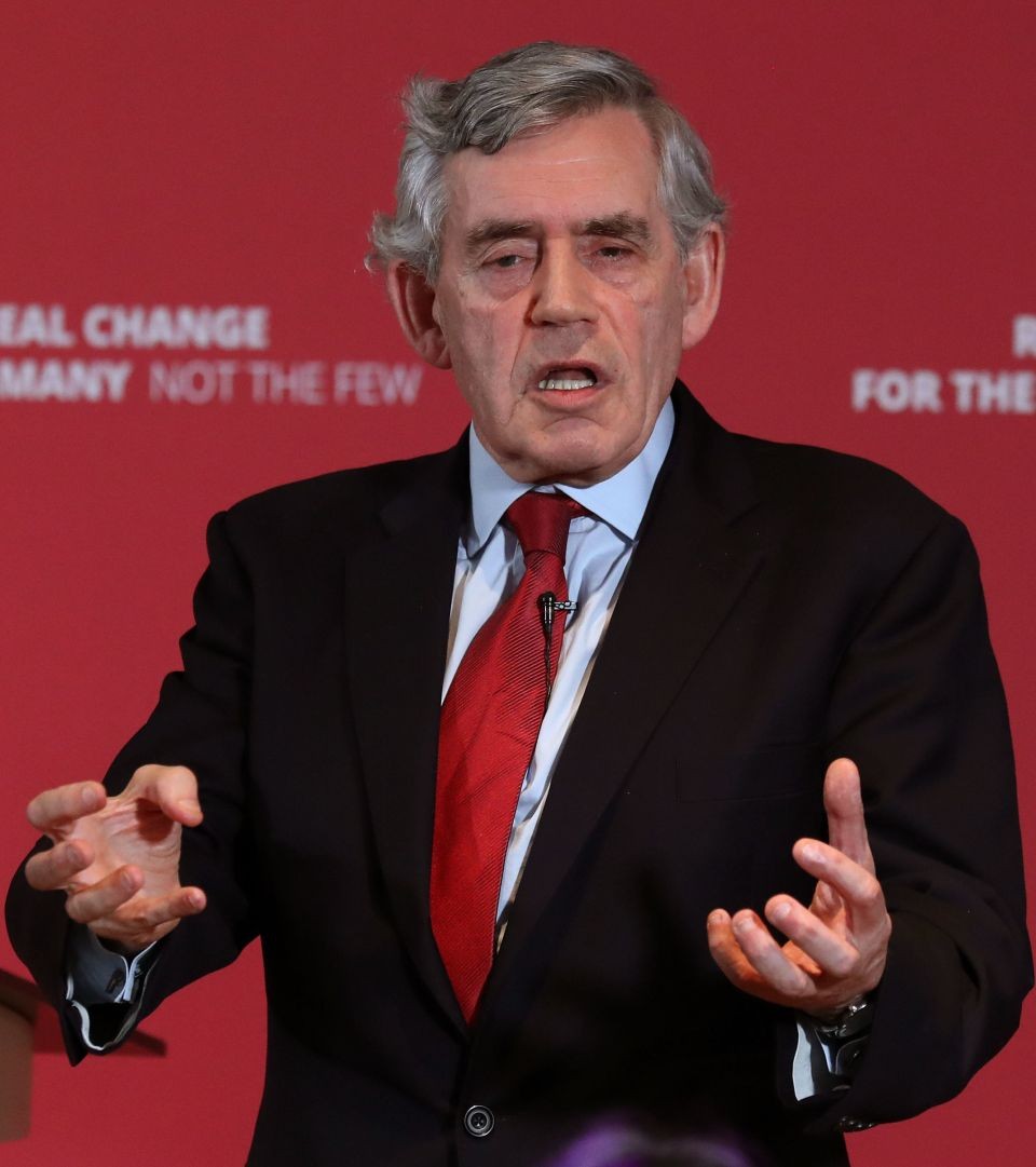 Cựu thủ tướng Anh Gordon Brown. Ảnh: 