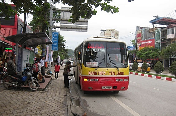 danh sach lo trinh cac tuyen xe bus tai thai nguyen 2019