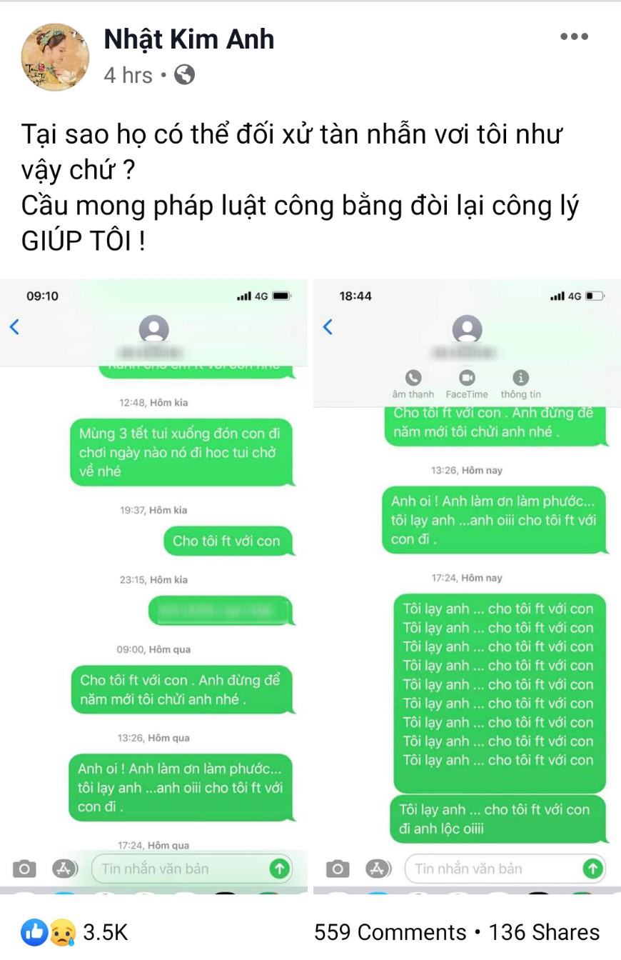 ngay 30 tet nhat kim anh lai van xin chong cu cho duoc gap con trai