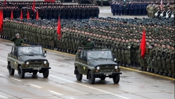 Nga: Hàng nghìn binh sĩ tham gia duyệt binh phải cách ly