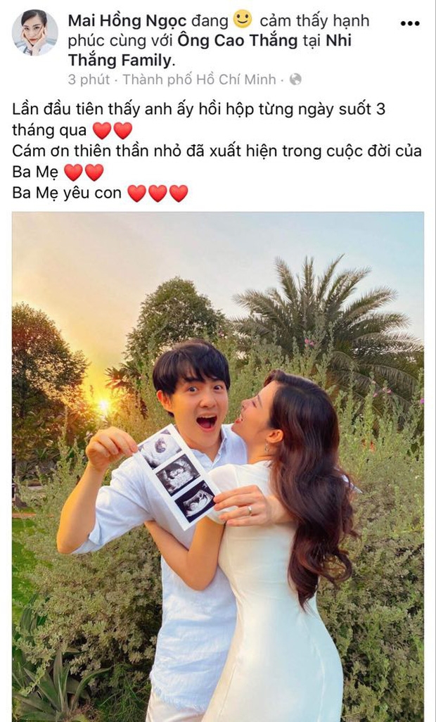 dong nhi chinh thuc xac nhan mang thai sau 5 thang ket hon voi ong cao thang