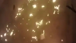 Video: Máy bay Ukraine nổ tung sau khi trúng tên lửa Iran