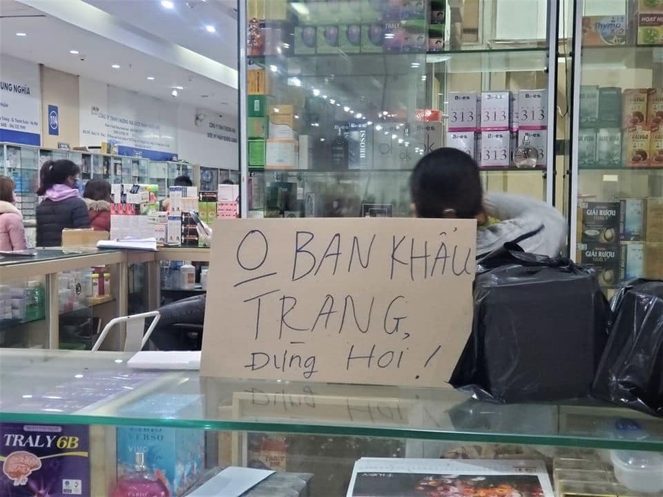 cho thuoc hapulico ha noi dong loat dat bien khong ban khau trang mien hoi