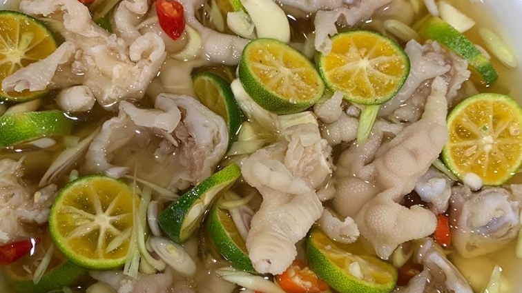 cach lam chan ga rut xuong ngam sa tac don gian tai nha