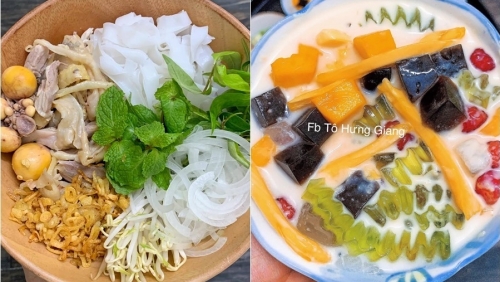 Món ngon dễ làm: Phở gà và chè sầu riêng sương sa hạt lựu