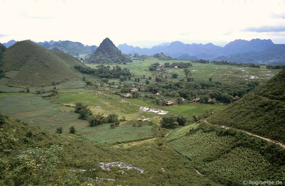 ve binh yen hiem co cua son la trong loat anh mau nhung nam 1990