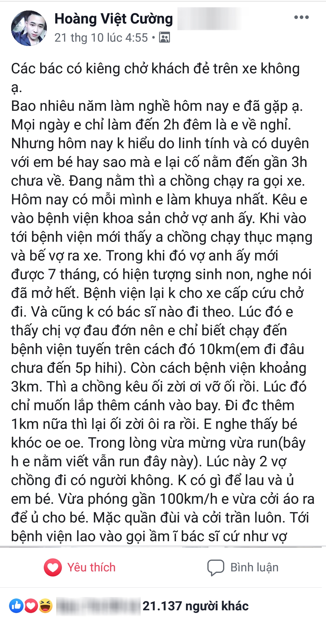 3 gio sang cho san phu cap cuu tai xe nhan hang nghin loi cam on tu cong dong mang