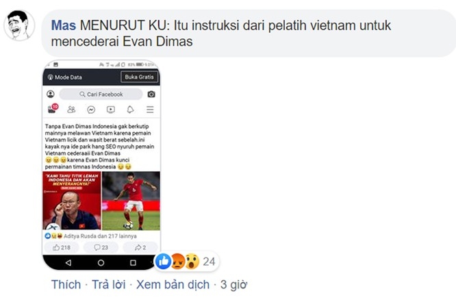 co dong vien indonesia viet nam choi ban