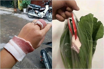 Ảnh chế thịt lợn đắt hơn vàng nói trúng nỗi lòng của các bà nội trợ